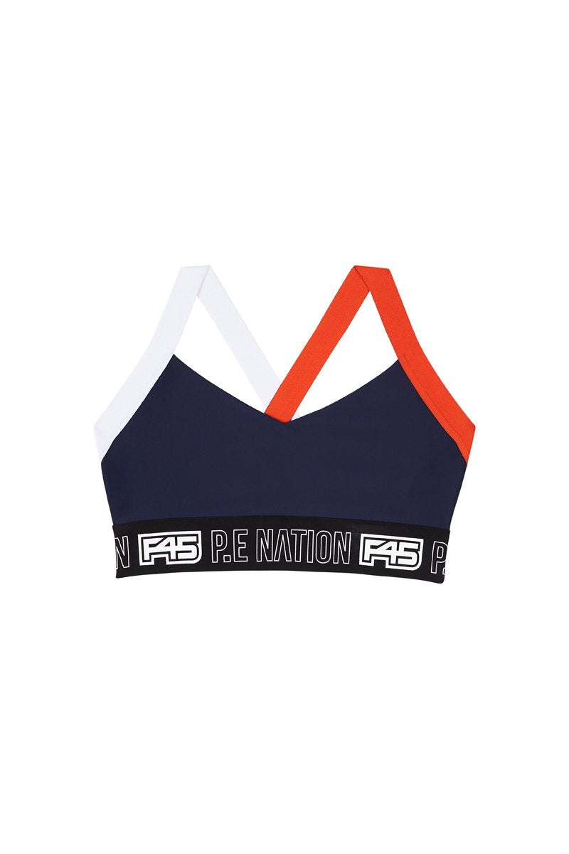 PE NATION Centra Mark Sports Bra Red 19PE3C152 - Free Shipping at