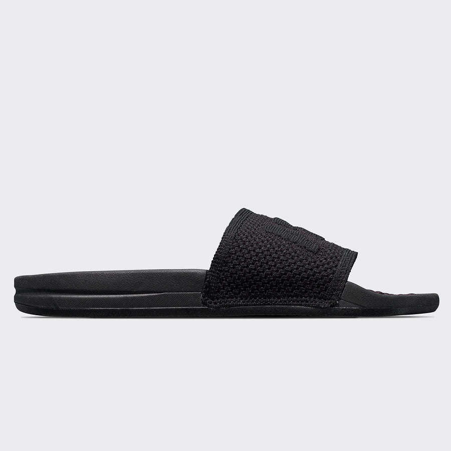 Womens Big Logo Slide - Black