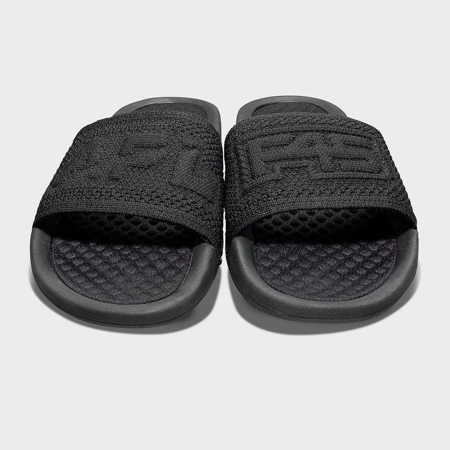 Womens Big Logo Slide - Black