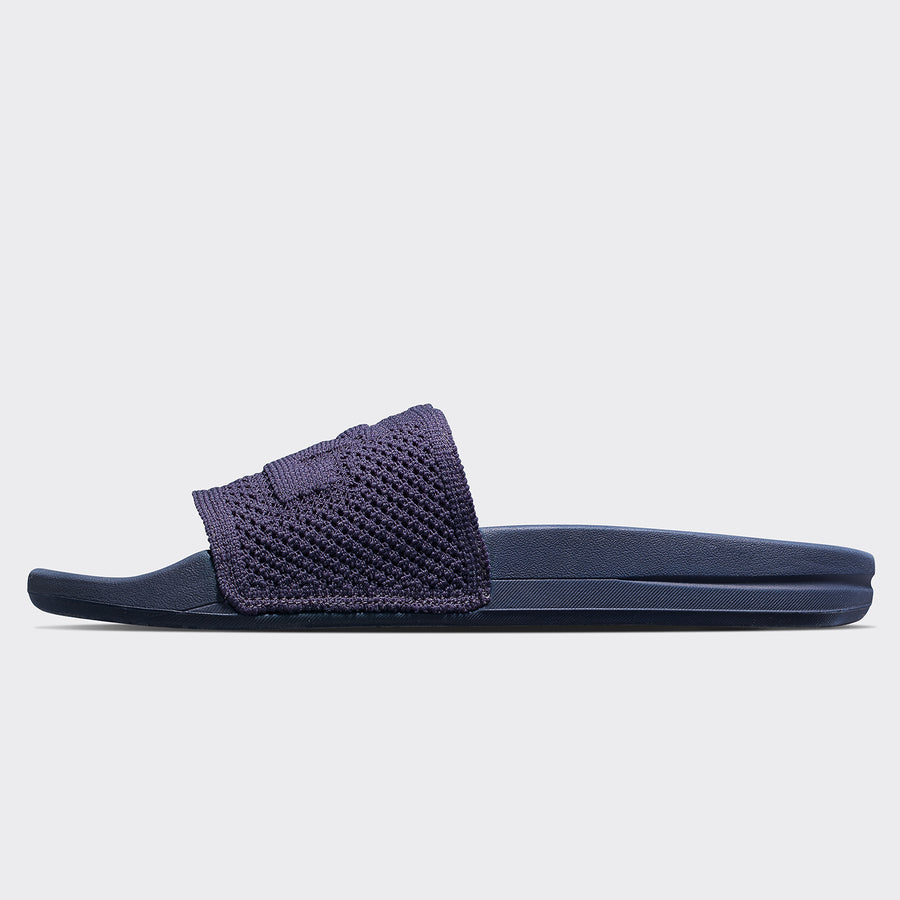 Womens Big Logo Slide - Navy