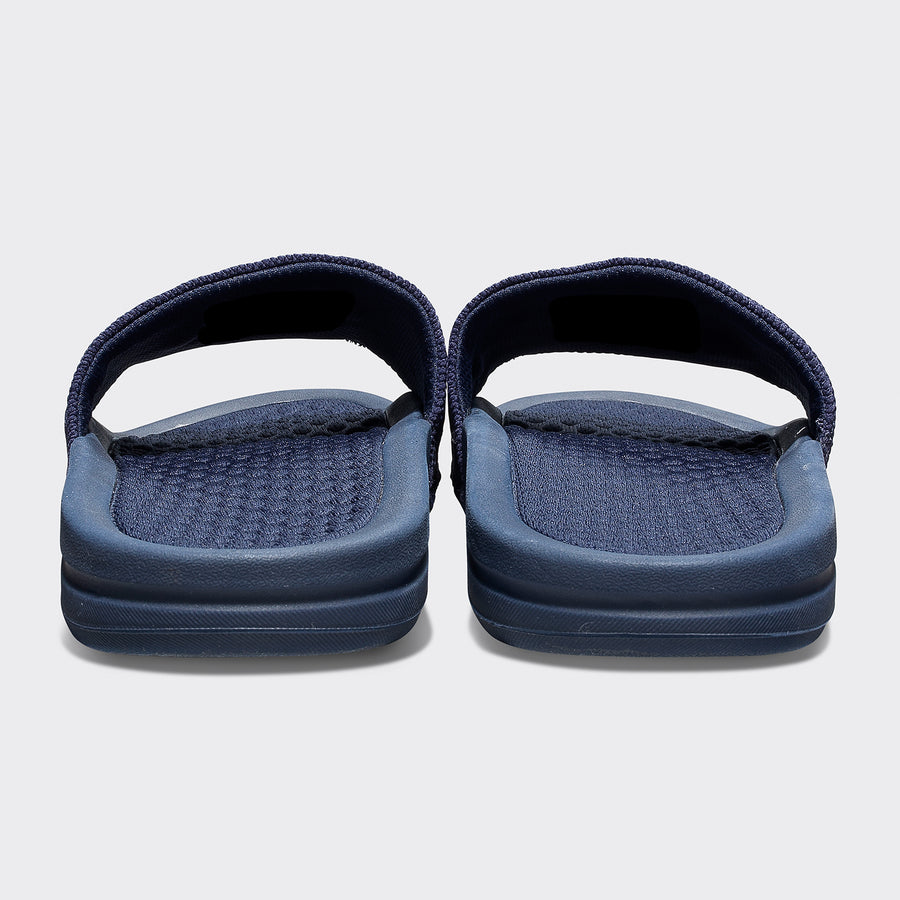 Womens Big Logo Slide - Navy