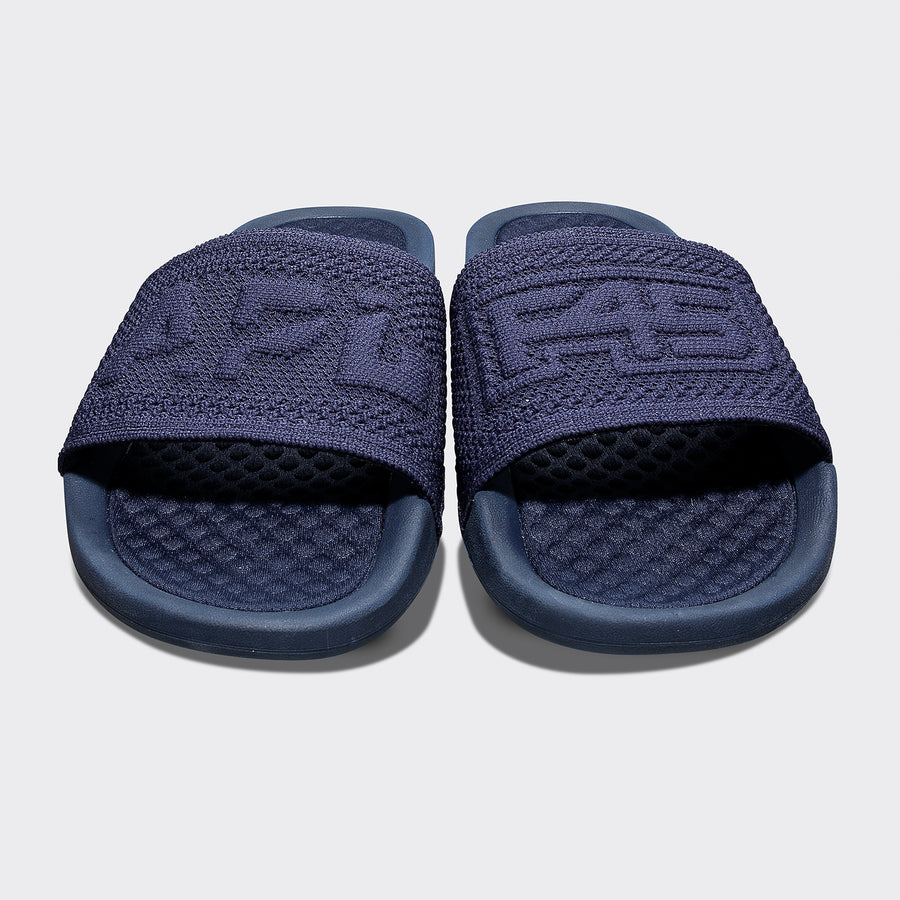 Womens Big Logo Slide - Navy