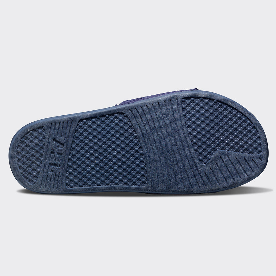 Womens Big Logo Slide - Navy